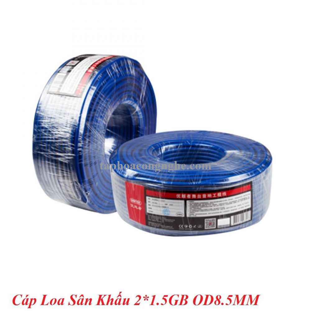 Unitek 25410 C9017BL 100M 2*1.5Gb Od8.5Mm Cáp Loa Sân Khấu 30025410